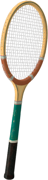 Raqueta vintage